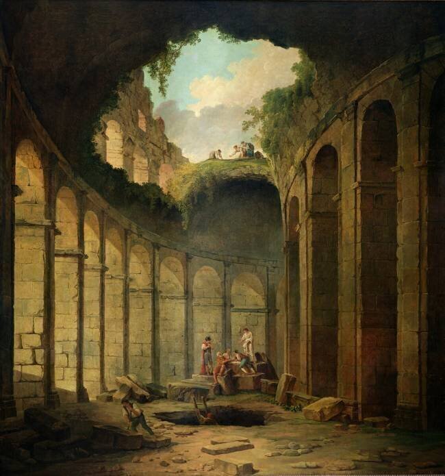 Le Colisée Hubert Robert