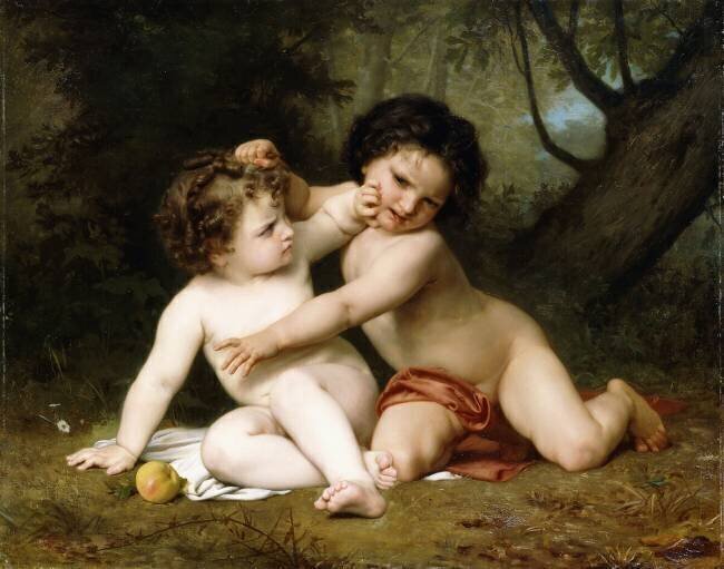 Le combat William Bouguereau