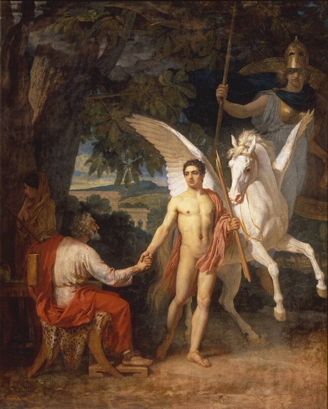 Le départ de Bellérophon Alexandre Ivanov