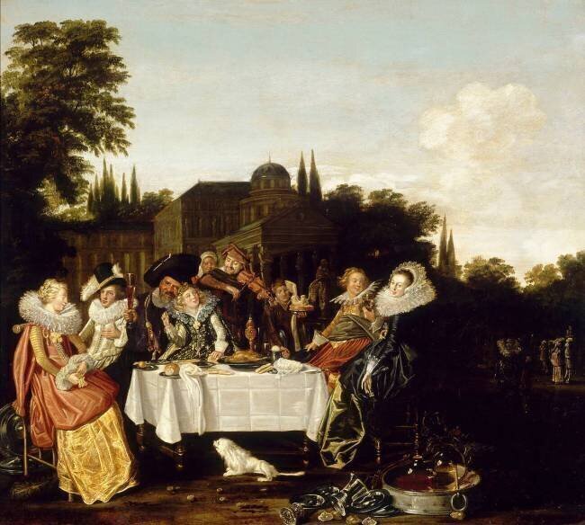 Le festin champêtre Dirck Hals
