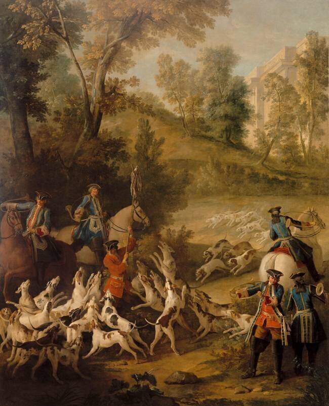 Le Forhu à la fin de la curée Jean-Baptiste Oudry