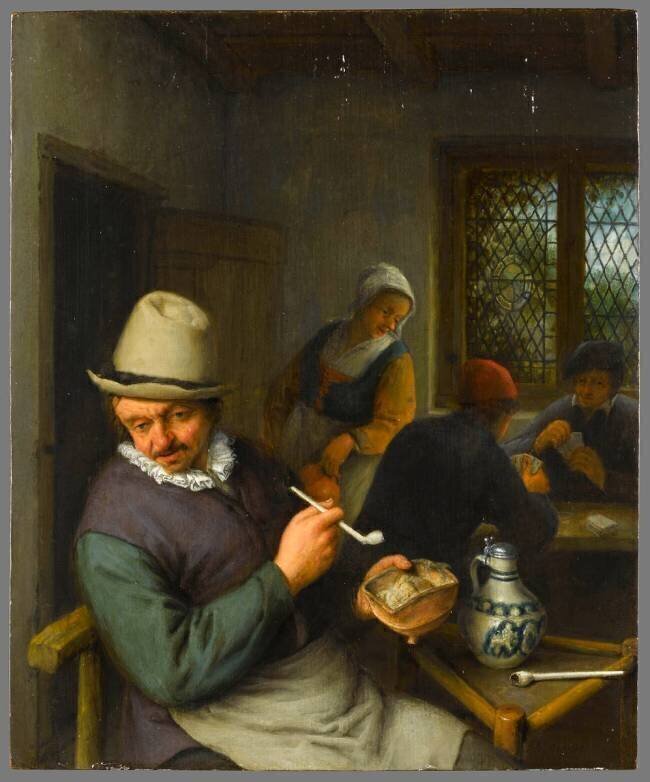 Le Fumeur dans une taverne Adrien van Ostade