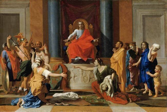 Le jugement de Salomon Nicolas Poussin