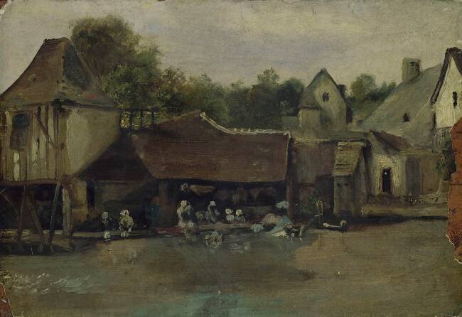Le Lavoir Jean-Baptiste Camille Corot