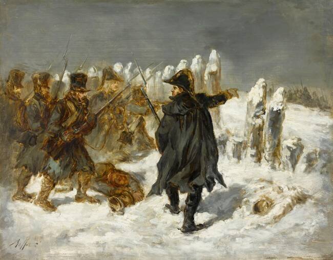 Le Maréchal Ney à la redoute de Kovno (1812) Auguste Raffet