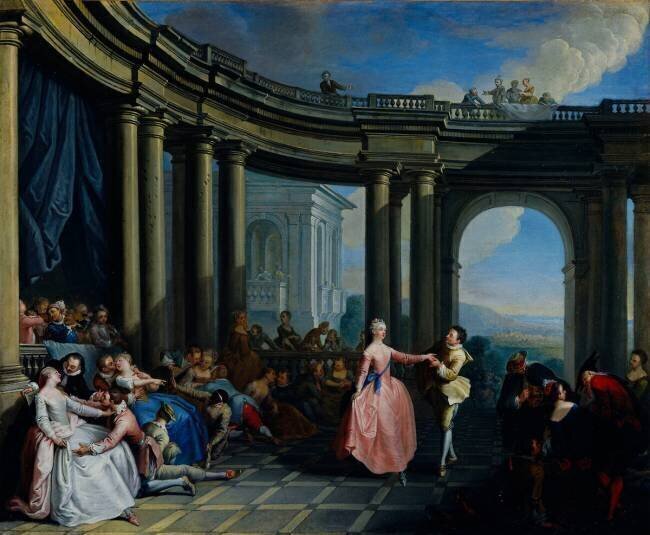 Le menuet Sébastien Jacques Le Clerc