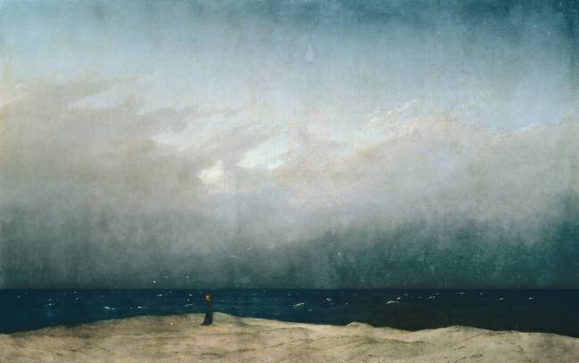 Le Moine au bord de la mer Caspar David Friedrich