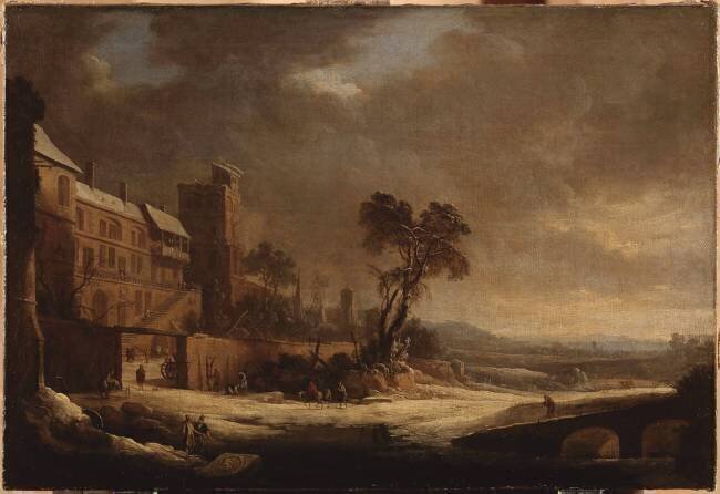 Le Mois de Janvier, effet de neige Pierre Antoine Patel
