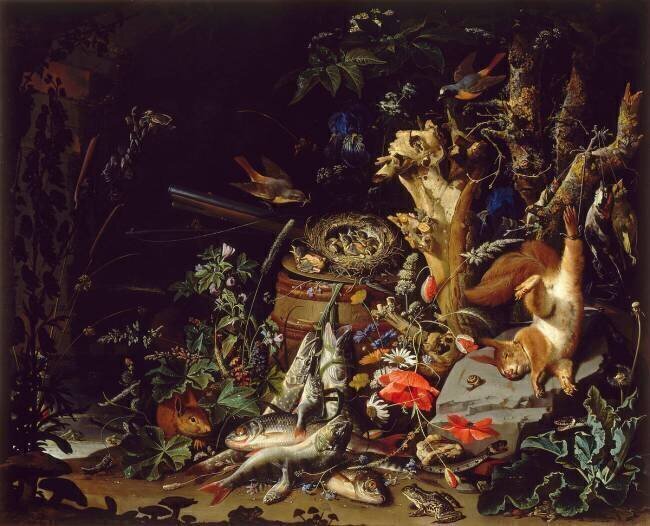 Le Nid de pinsons Abraham Mignon