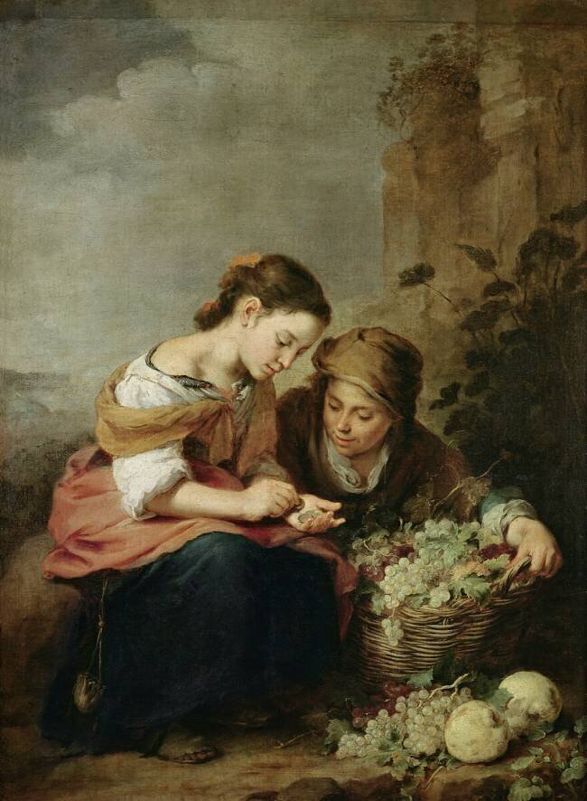 Le petit vendeur de fruits Bartolomé Esteban Murillo