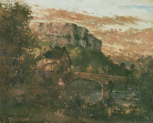 Le pont de Nahin Gustave Courbet