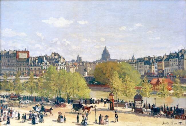 Le Quai du Louvre Claude Monet