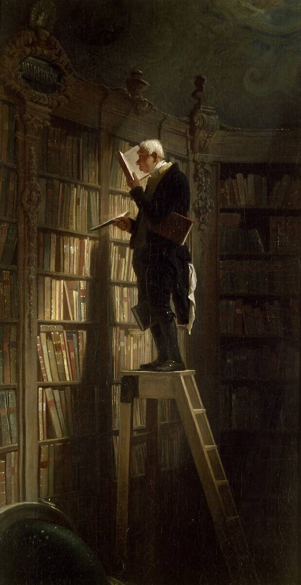 Le Rat de bibliothèque Carl Spitzweg