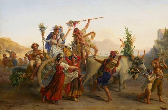 Le Retour de la Fête de la Madone de l'Arc, près de Naples Léopold Robert