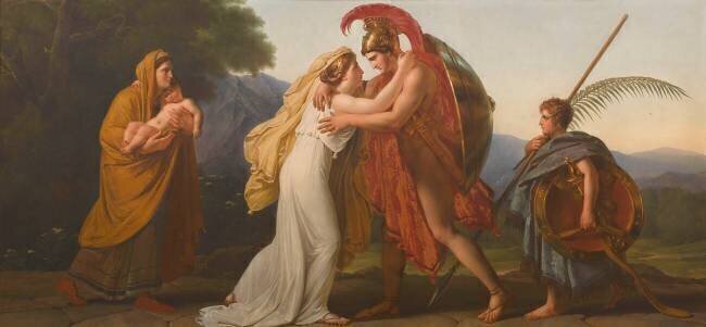 Le Retour du guerrier Anne-Louis Girodet