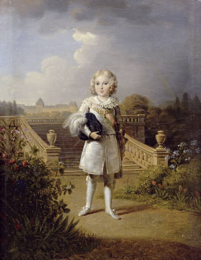Le Roi de Rome dans le jardin des Tuileries (1811-1832) Georges Rouget