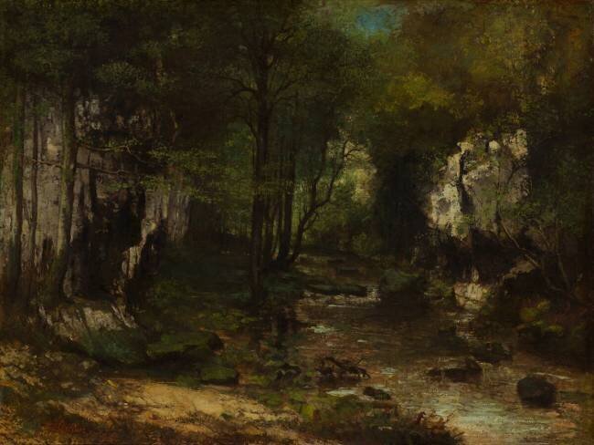 Le ruisseau Gustave Courbet