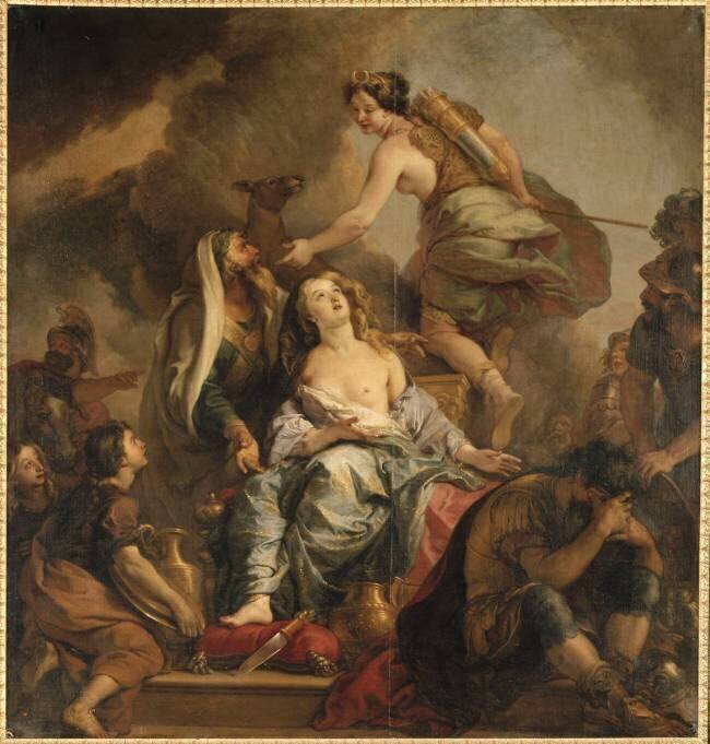 Le sacrifice d'Iphigénie Charles de la Fosse