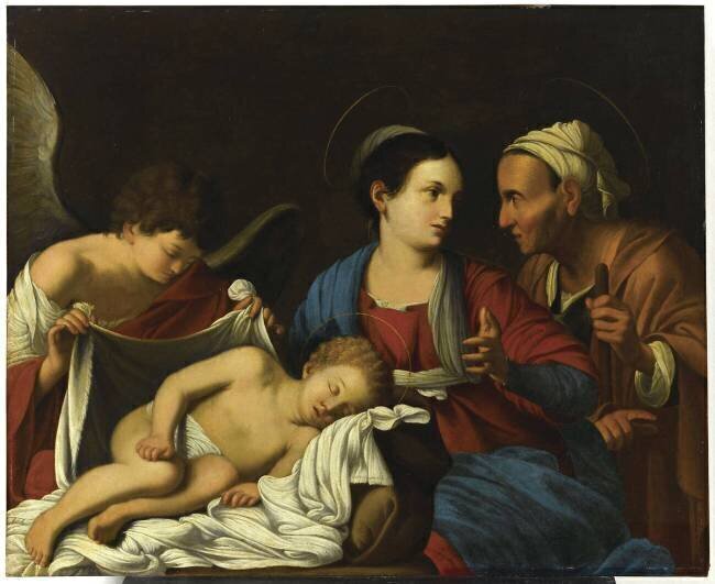 Le sommeil de l'Enfant Jésus Carlo Saraceni