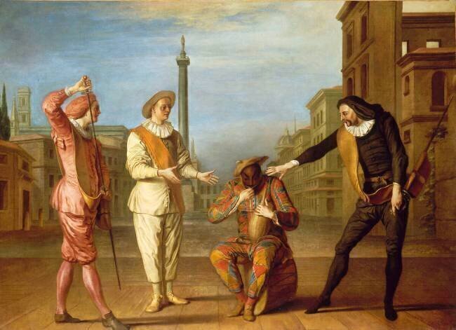 Le Tombeau de maître André (comédie de Brugière de Barante) Claude Gillot