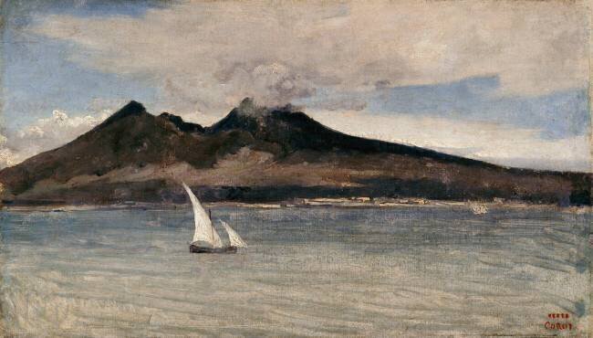 Le Vésuve Jean-Baptiste Camille Corot