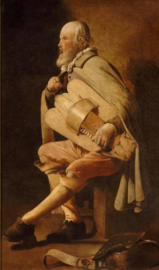 Le Vielleur, dit Le Vielleur à la sacoche ou Le Vielleur Waidmann Georges de La Tour