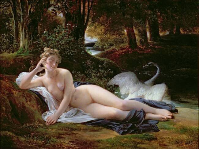 Leda and the swan François Edouard Picot