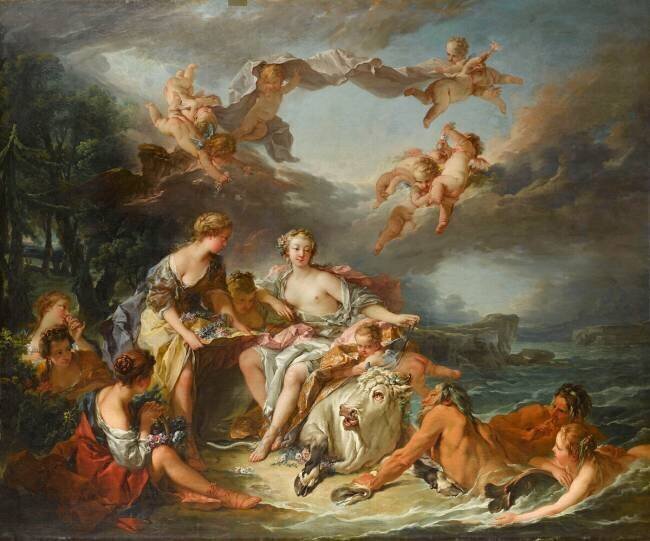 L'Enlèvement d'Europe François Boucher