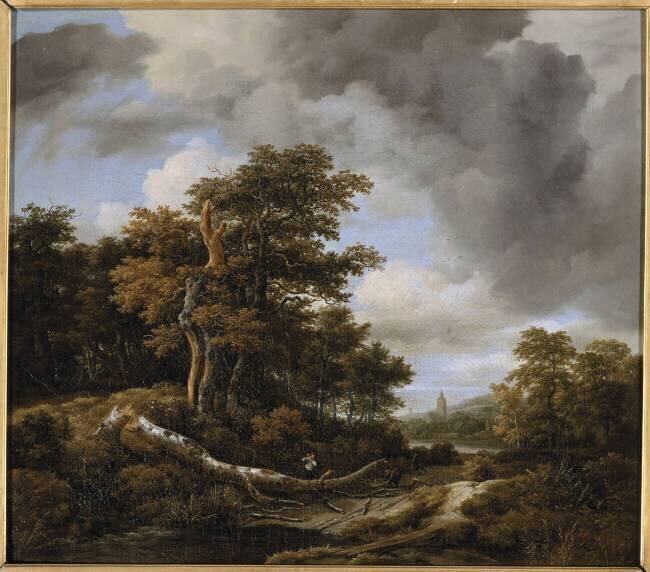 L'Entrée d'un bois Jacob Isaakszoon van Ruisdael