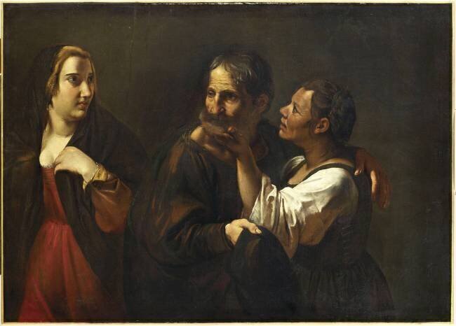 L'Entremetteuse ou le Vieux et la Jeune courtisane Pietro Paolini