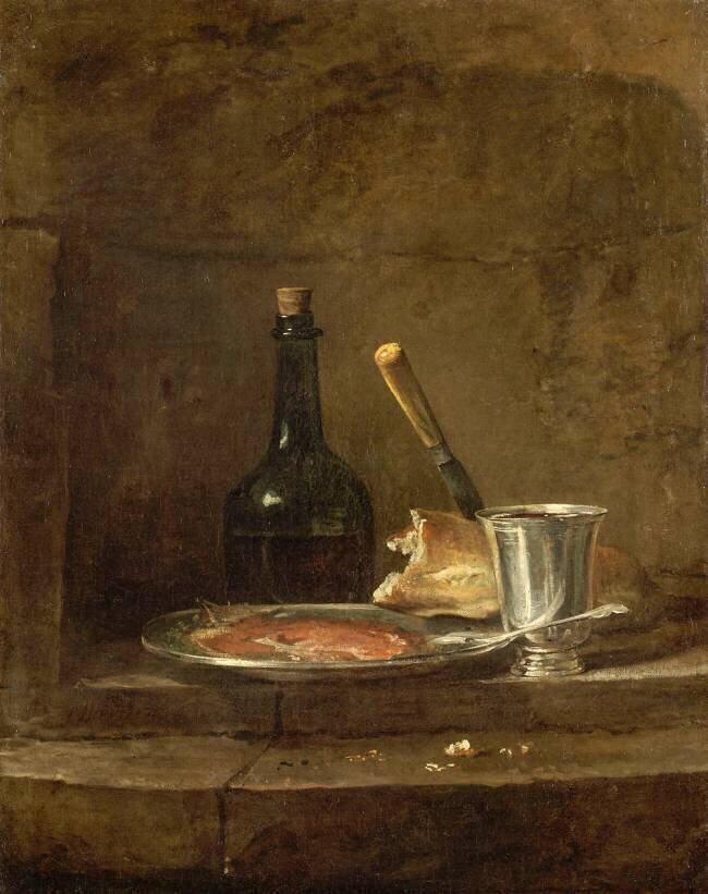 Les Apprêts d'un déjeuner, dit aussi Le Gobelet d'argent Jean Siméon Chardin