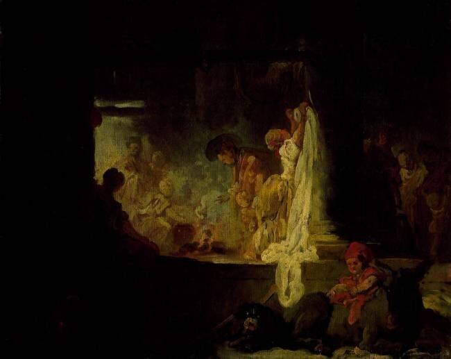 Les blanchisseuses Jean-Honoré Fragonard