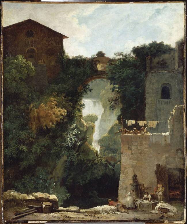 Les Cascatelles de Tivoli Jean-Honoré Fragonard