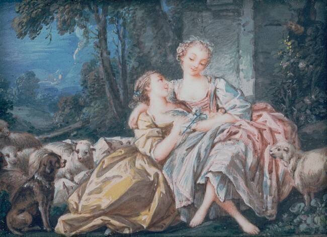Les deux confidentes Pierre-Antoine Baudouin