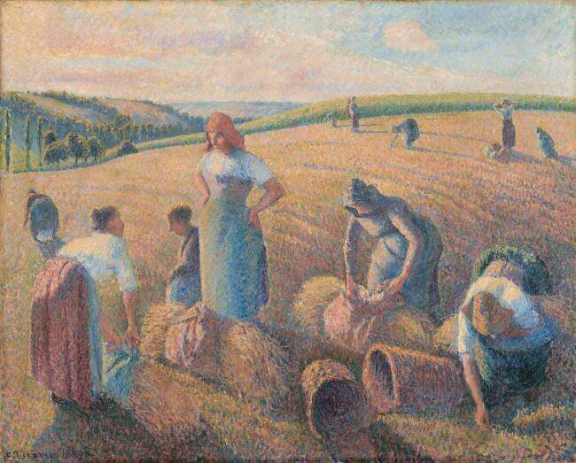 Les Glaneuses Camille Pissarro