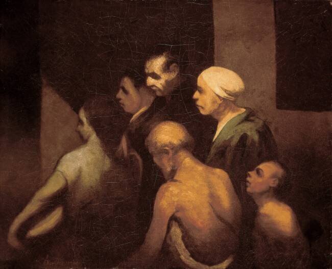 Les mendiants Honoré Daumier