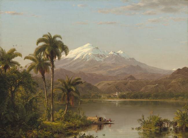 Les palmiers Tamaca Frederic Edwin Church