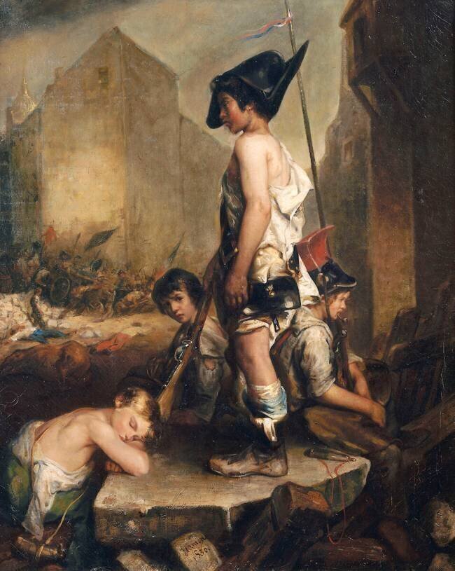 Les Petits patriotes Philippe Auguste Jeanron