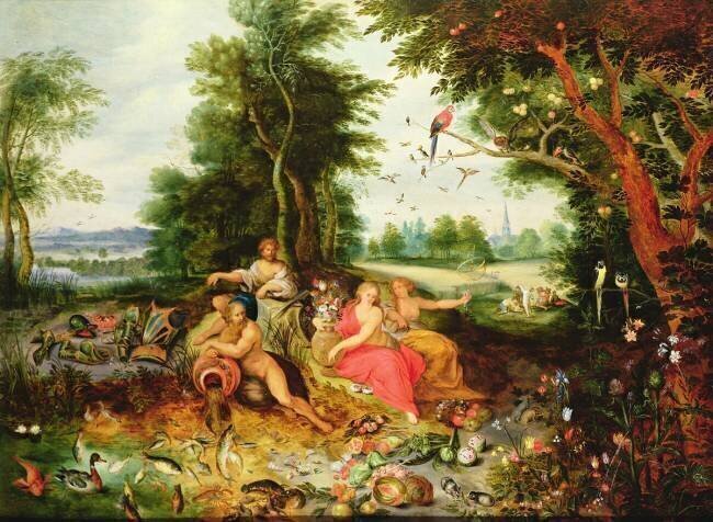 Les quatre éléments Jan van Kessel