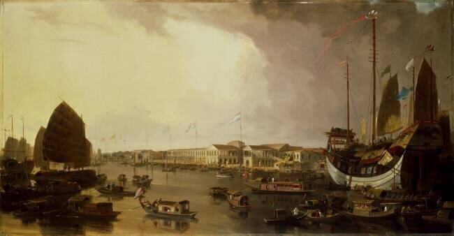 Les usines européennes à Canton William Daniell