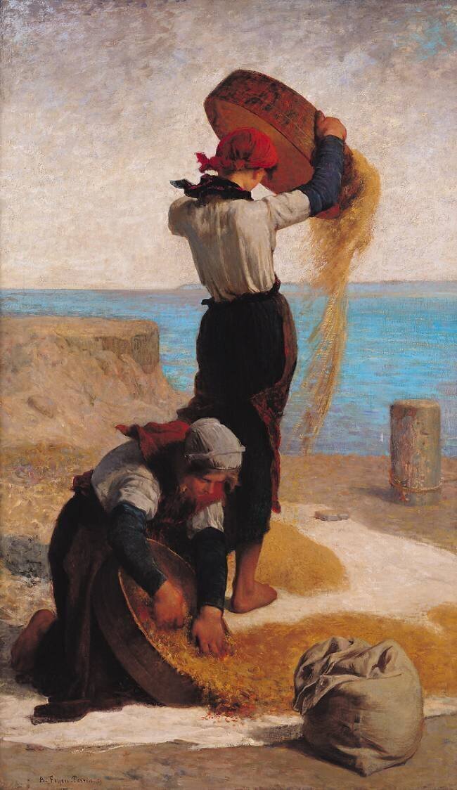 Les vanneurs Augustin Feyen-Perrin