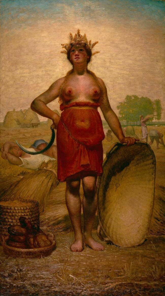 L'Eté, Cérès Jean-François Millet
