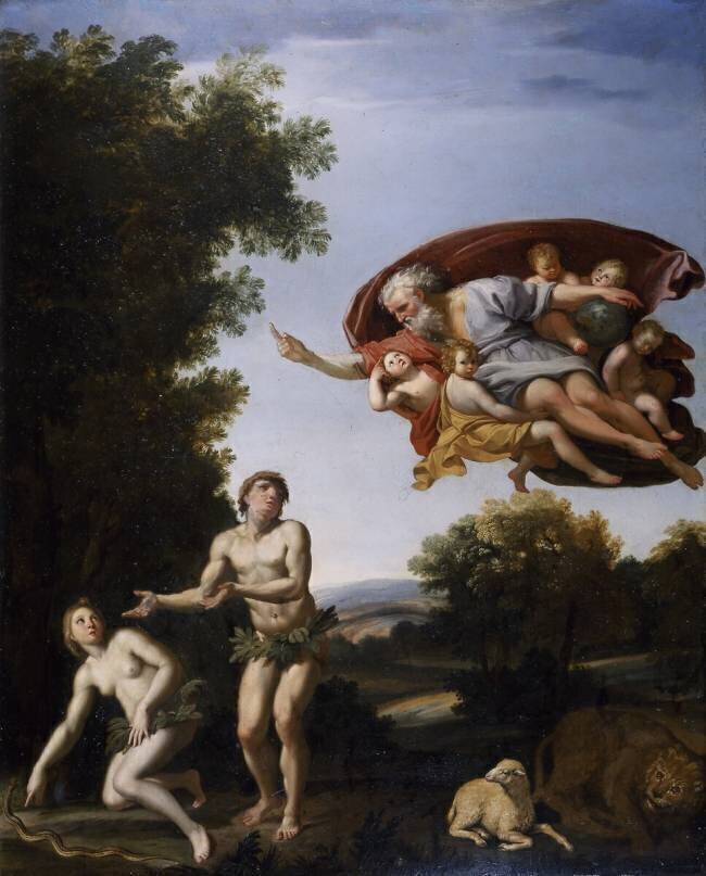 L'expulsion d'Adam et Eve Le Dominiquin