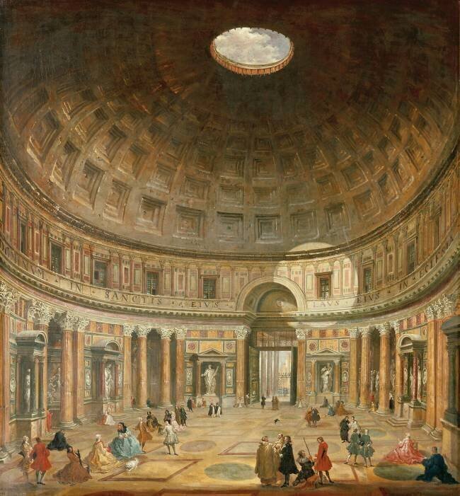 L'intérieur du Panthéon Giovanni Paolo Pannini