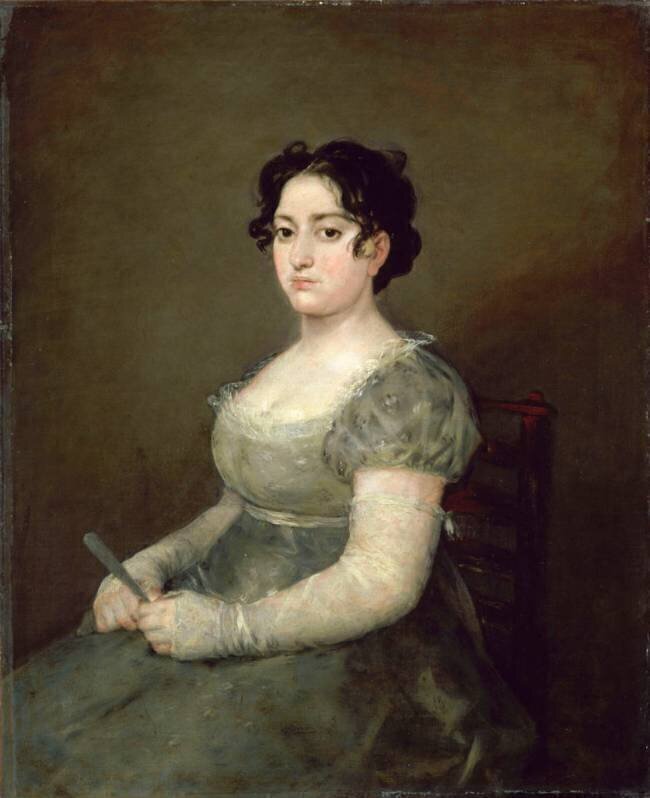 Lorenza Correa, dit autrefois "La femme à l'éventail" Francisco de Goya