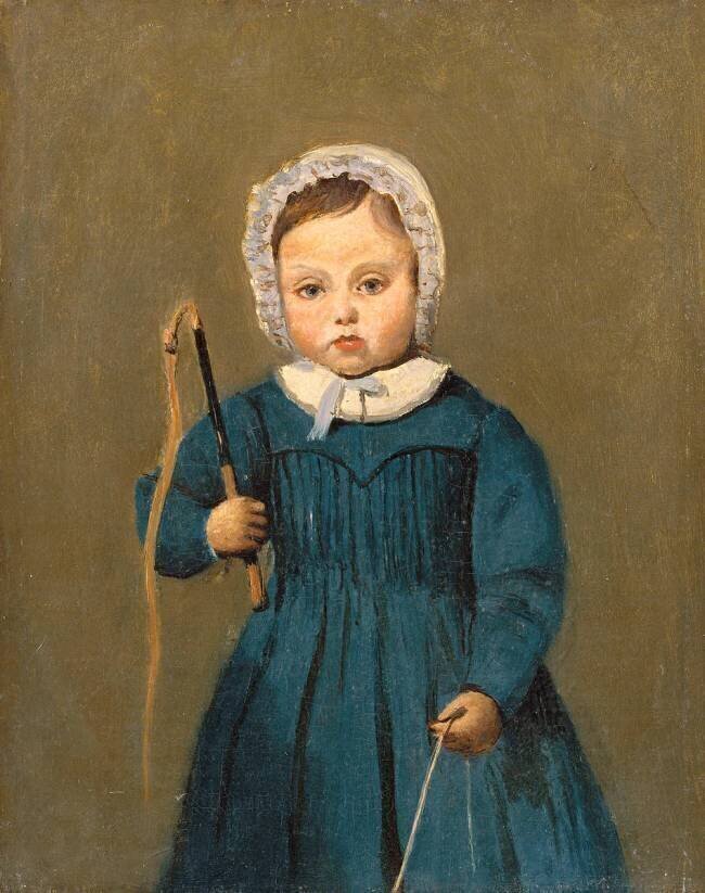 Louis Robert enfant Jean-Baptiste Camille Corot