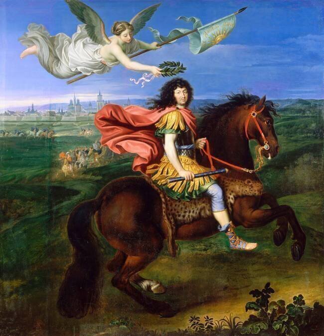 Louis XIV (1638-1715) vêtu à la romaine Pierre Mignard (d'après)