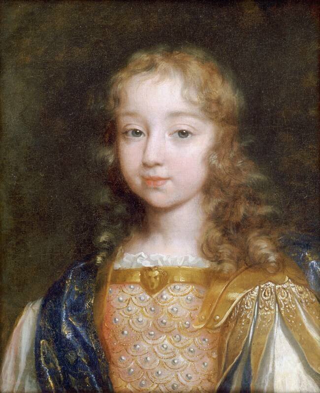 Louis XIV représenté âgé d'une dizaine d'année anonyme