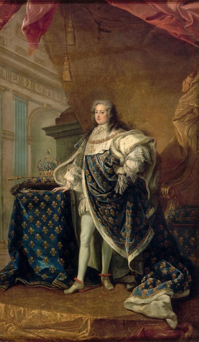 Louis XV roi de France et de Navarre (1710-1774) Jean Baptiste van Loo