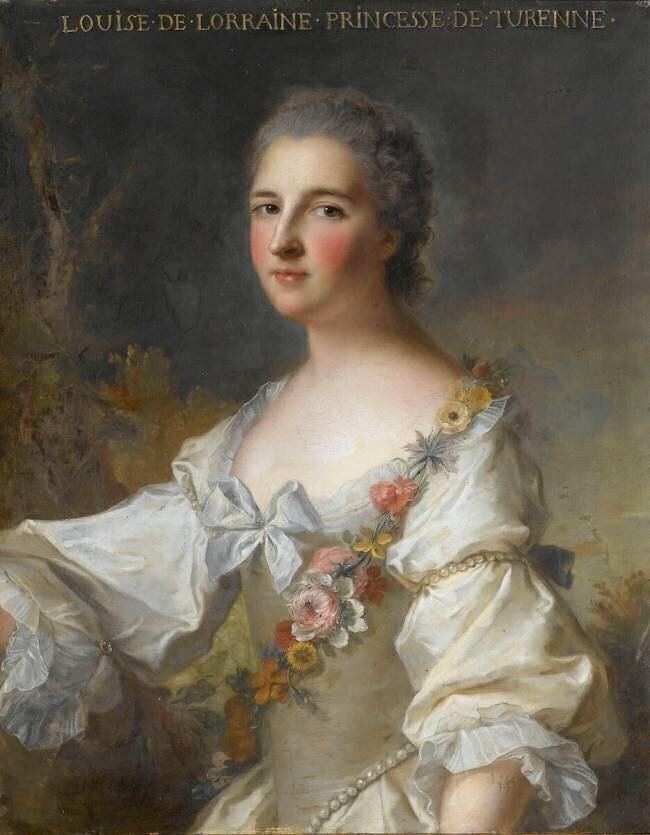 Louise-Henriette-Gabrielle de Lorraine, princesse de Turenne (1718-1788) Jean-Marc Nattier